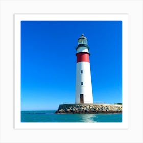 Lighthouse Stock Videos & Royalty-Free Footage 1 Art Print