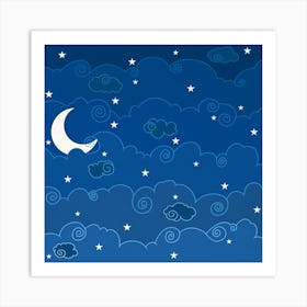 Night Sky 1 Art Print