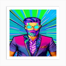 Man In A Suit Art Print