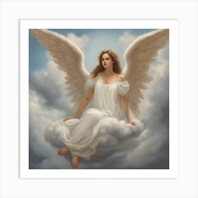 Angel Stock Videos & Royalty-Free Footage Art Print