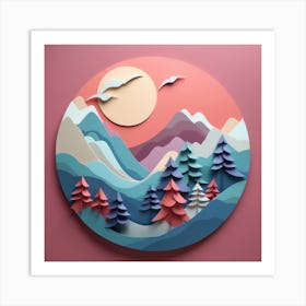 Paper Art Art Print