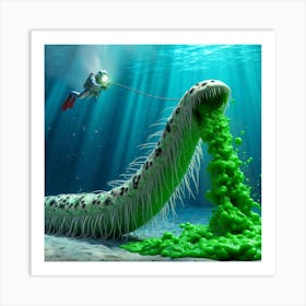 Giant Sea Creature 2 Art Print