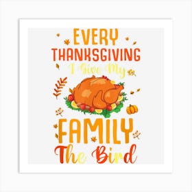 Funny Thanksgiving Family Matching For Mens Womens Art Print