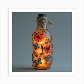 Bottle Light Art Print