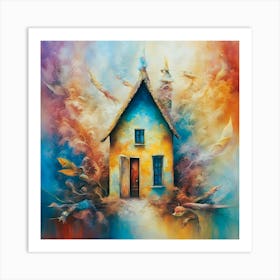 House On A Hill Art Print