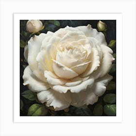 White Rose Art Print