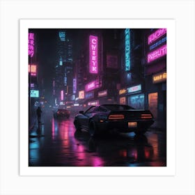 Neon City Art Print