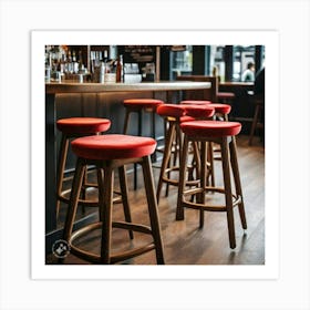 Bar Stools Art Print