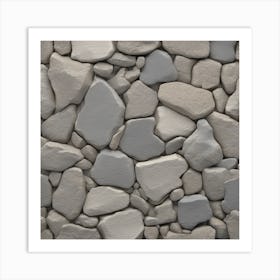 Stone Wall 102 Art Print