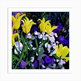 Yellow Tulips Art Print