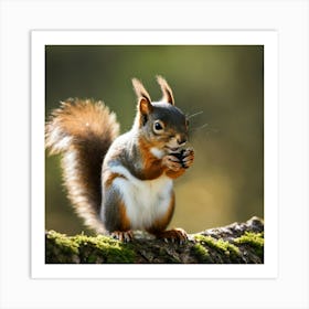 Red Squirrel 27 Art Print