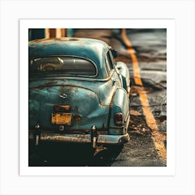 Old Rusty Car Art Print