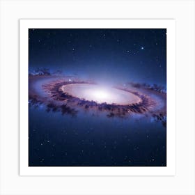 Galactic Majesty: The Endless Spiral of the Cosmos Art Print