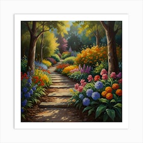 Garden Path Art Print