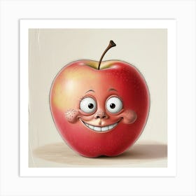 Happy Apple 1 Art Print