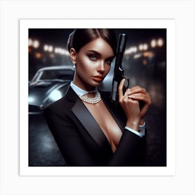 008 Lady Bond Art Print