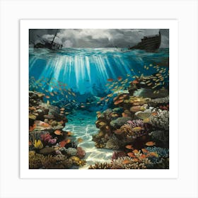 Under The Sea 1 Art Print