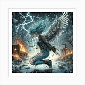 Lightning Angel Affiche