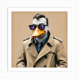 Duckface Art Print