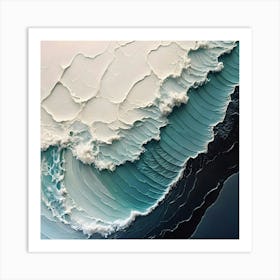 Abstract Wave - Abstract Wave Stock Videos & Royalty-Free Footage Art Print