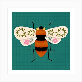 Queen bee Art Print