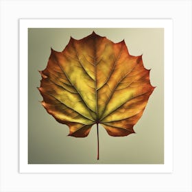 Autumn Leaf 15 Art Print