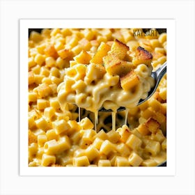 Macaroni And Cheese Art Print