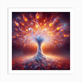Glass tree Art Print