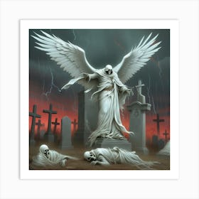 Angel Of Death 6 Art Print