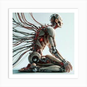 Humanoid Robot 4 Art Print