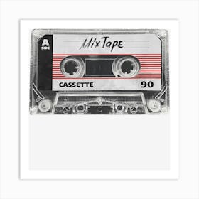 Cassette Tape Mixtape Mix Tape Halloween Nostalgia Costume Poster