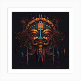 Aztec world Art Print