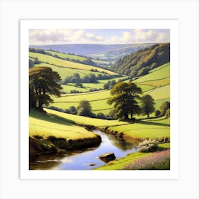 Valley Stream Art Print