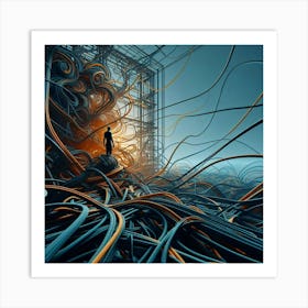 Wires And Wires Art Print