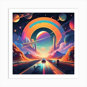 Sci-Fi Art 1 Art Print