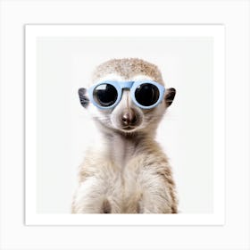 Meerkat In Sunglasses Art Print