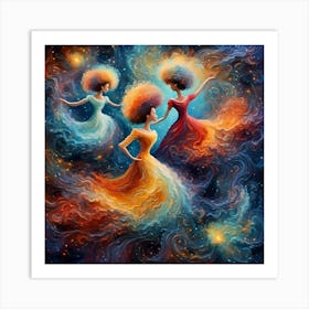 Dancing in Space Art Print