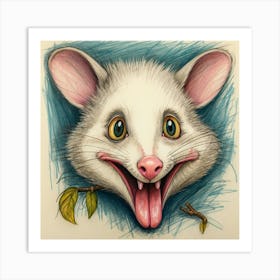 Opossum 4 Art Print