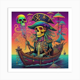 Bones Of The High Seas Art Print