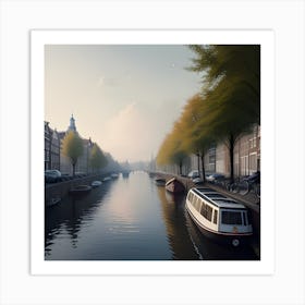 Amsterdam Canal Art Print