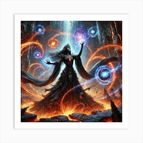 Queen Sorath Core Energy Manipulation Art Print