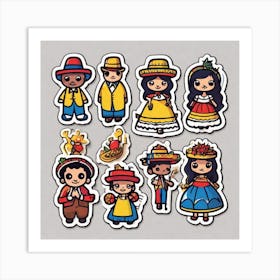 Mexican Children 1 Art Print