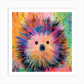 Hedgehog Print 1 Art Print