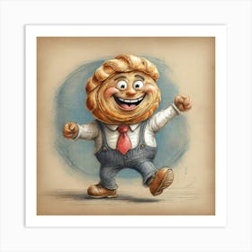 Cartoon Character Art Print