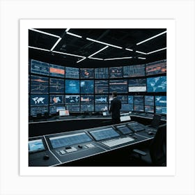 Control Room 2 Art Print