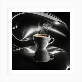 Coffee Cup With Steam 27 Art Print