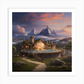 Hobbit House Art Print