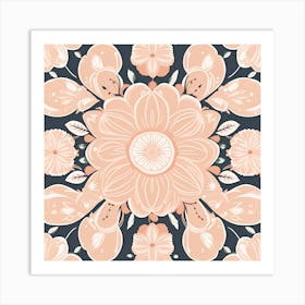 Floral Pattern 12 Art Print