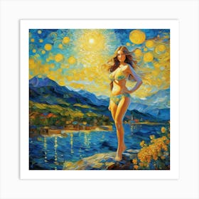 Starry Night thn Art Print