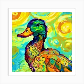 Duck. Art Print